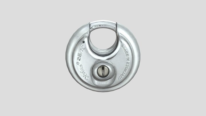 Discus Padlock 3D Model