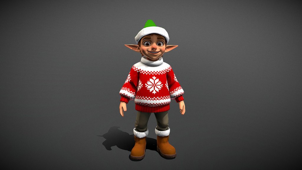 Flux LoRA Stress Test: Stylized Christmas Elf