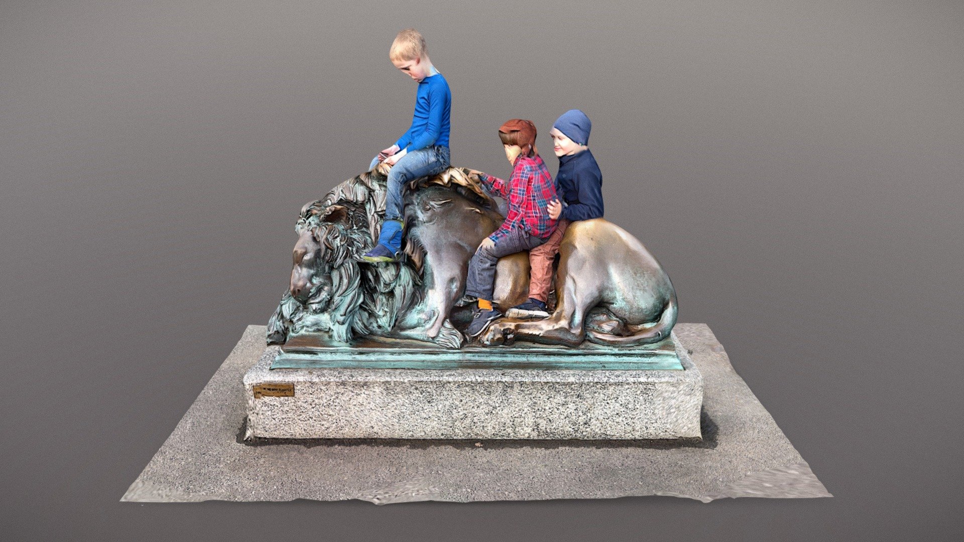 Lion riders - iPhone 3d scan - 3D model by Jacek Jaskólski ...
