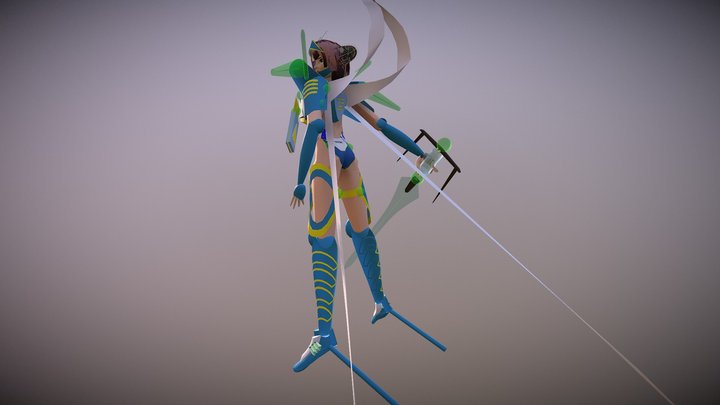 時空潮汐力特等突破戦闘艦・シファ 3D Model