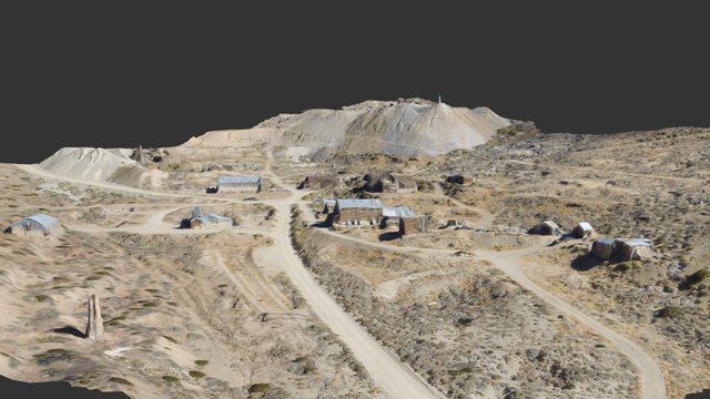Cerro Gordo Mine 3D Model