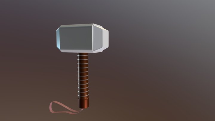 Mjolnir 3D Model