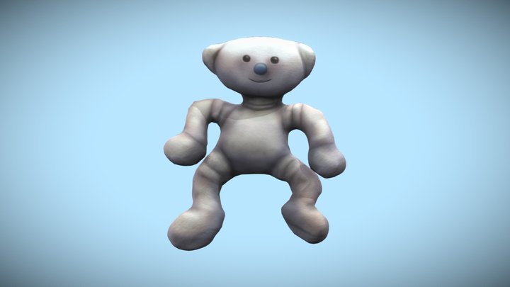 goofy roblox bear plush 3D Model