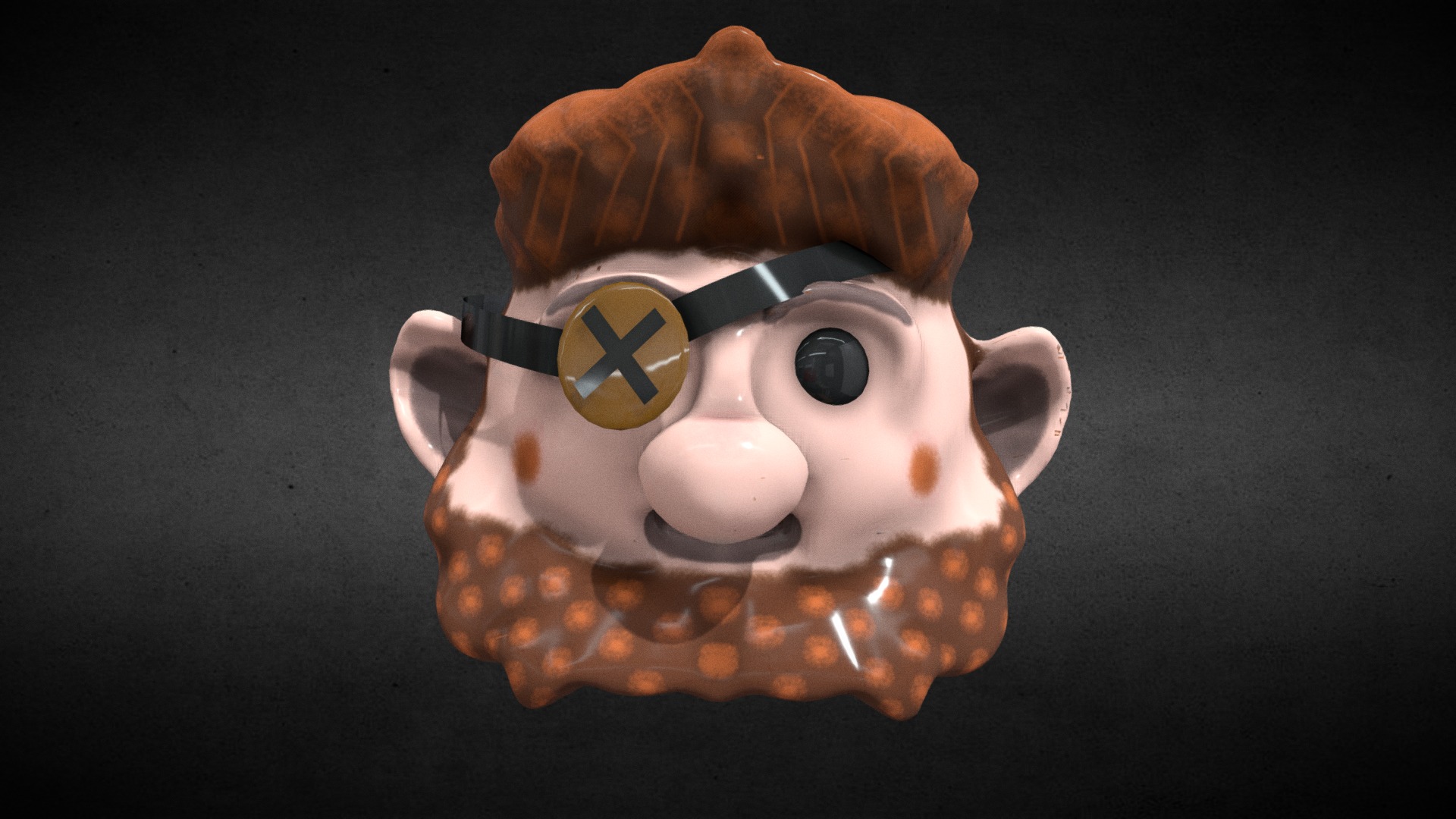 3D model pirata sketch - This is a 3D model of the pirata sketch. The 3D model is about a small clay animal.
