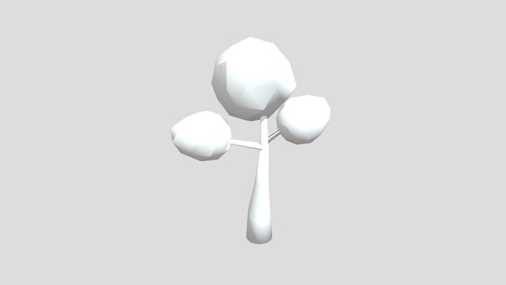 LOW POLY TREE WITHOUT COLOR