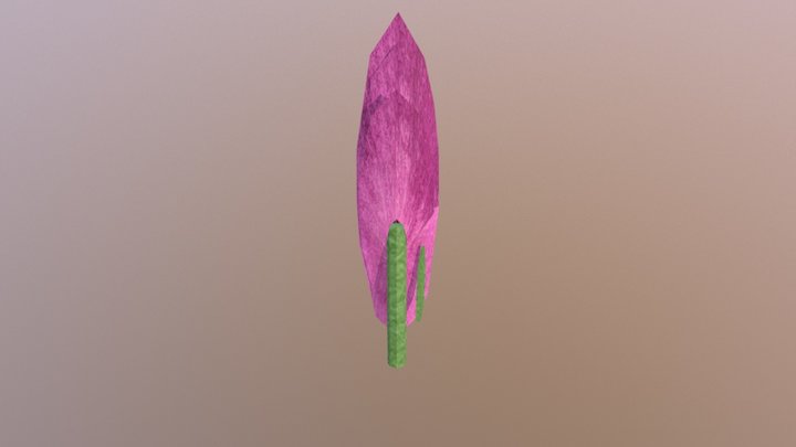 Monstergarden - blomst 3D Model