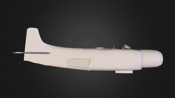 A1- Skyraider 3D Model
