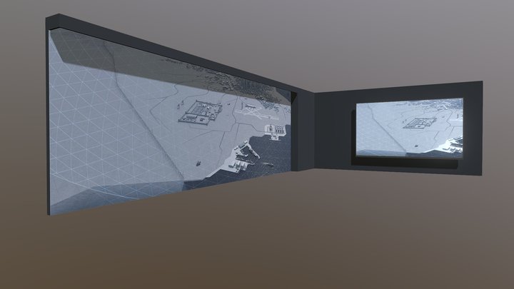 Meeting Room Graphic & LCD Screen 3D Model
