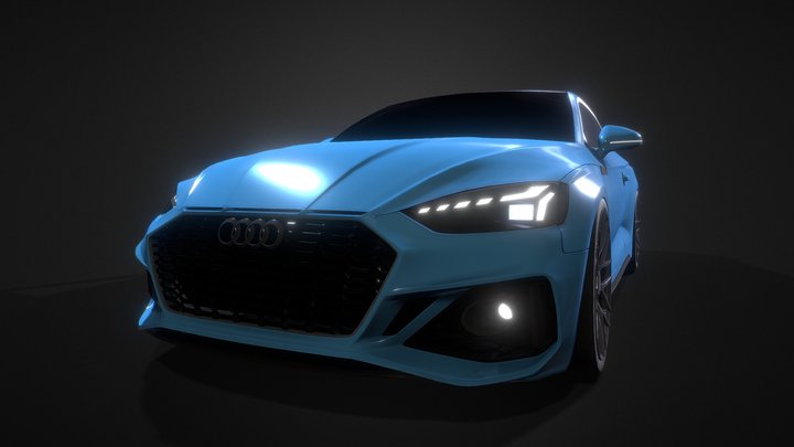 2020 Audi Rs5 3D Model