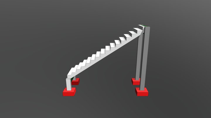 Escada 3D 3D Model