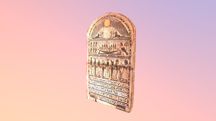 43 Stela of Tasherienbastet 3D Model