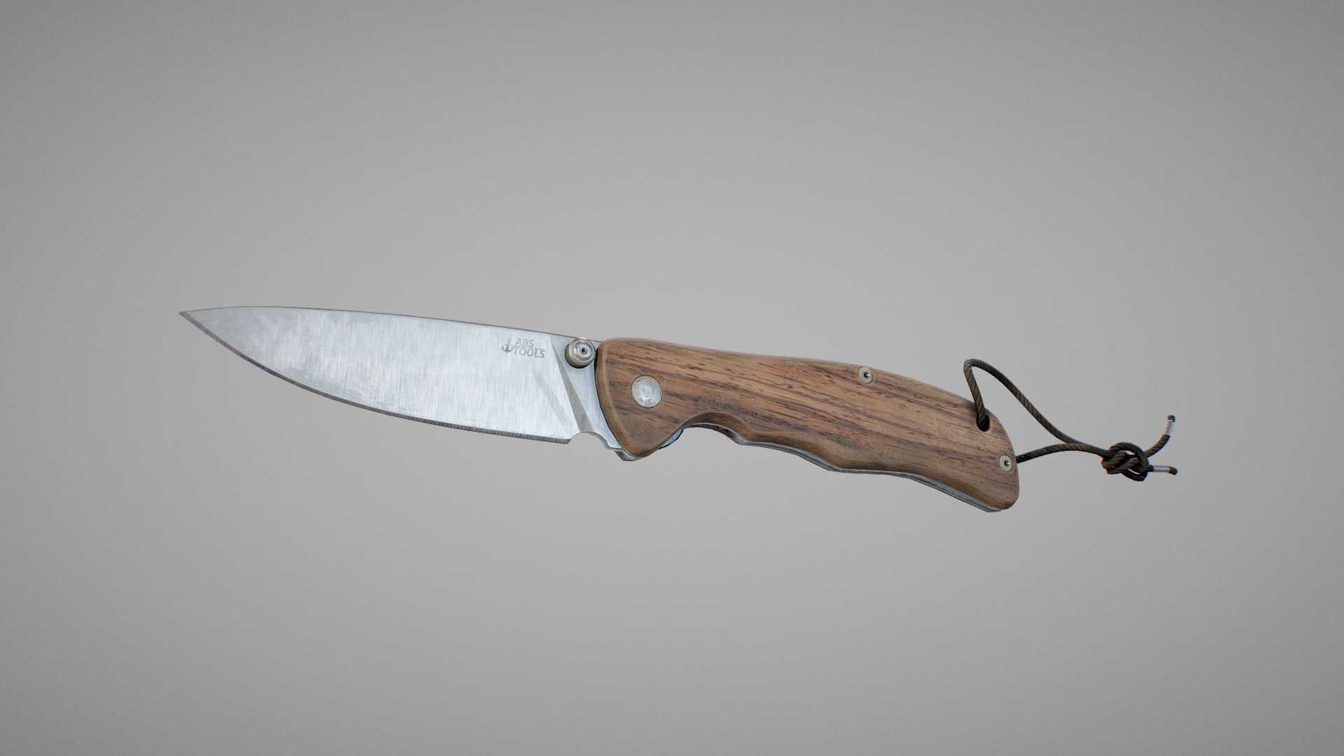 3D model Knife - This is a 3D model of the Knife. The 3D model is about a knife with a handle.