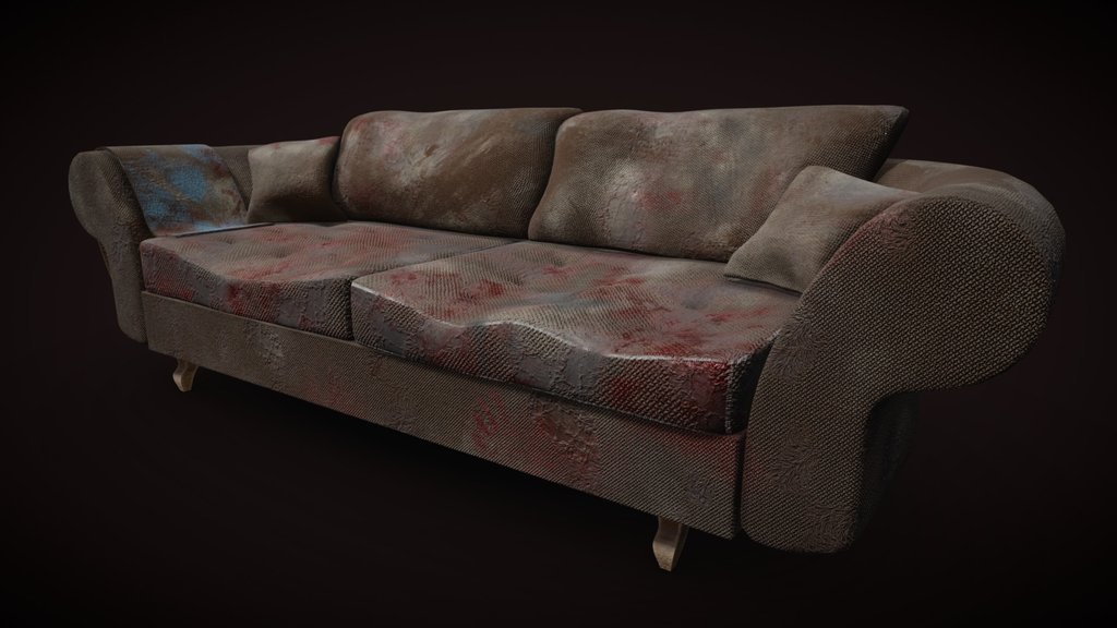Bloody Post Apocalyptic sofa
