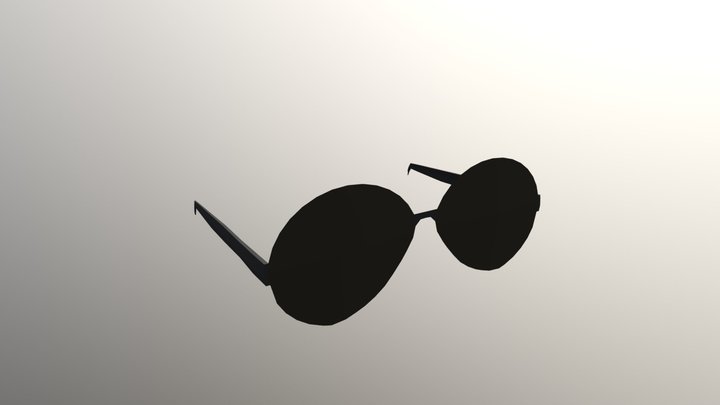 Reflective Sun Glasses 3D Model