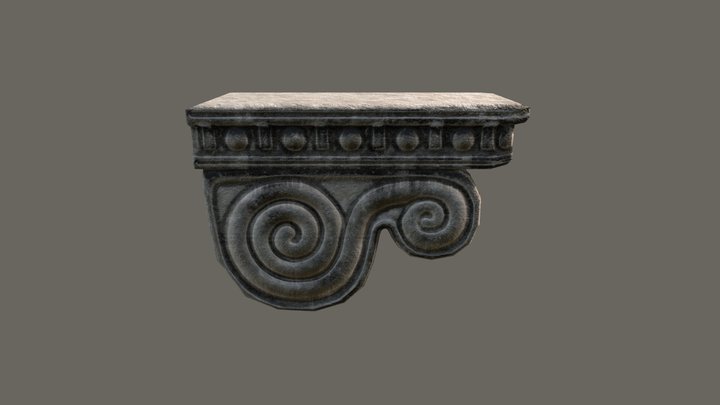 Column Head 3D Model