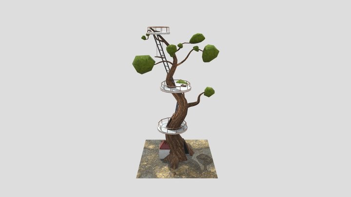 TreeHouse 3D Model