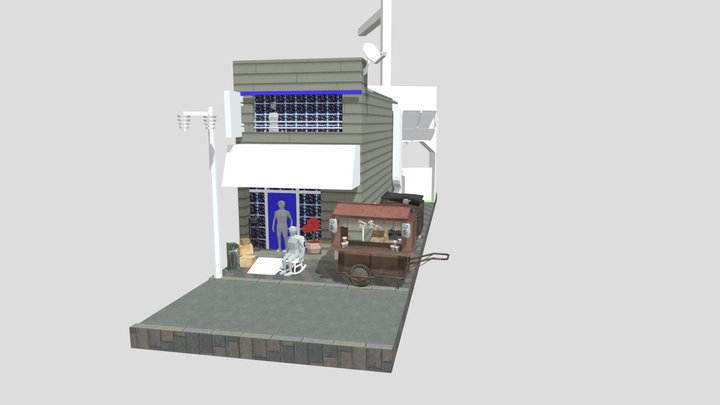 Tokyo - WIP Rowhomes 3D Model