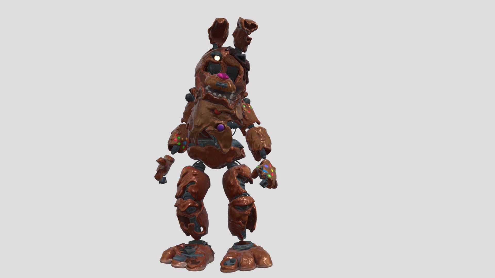 Melted Candy Bonnie  FNaF AR Mod - 3D model by the man (@_coo_)