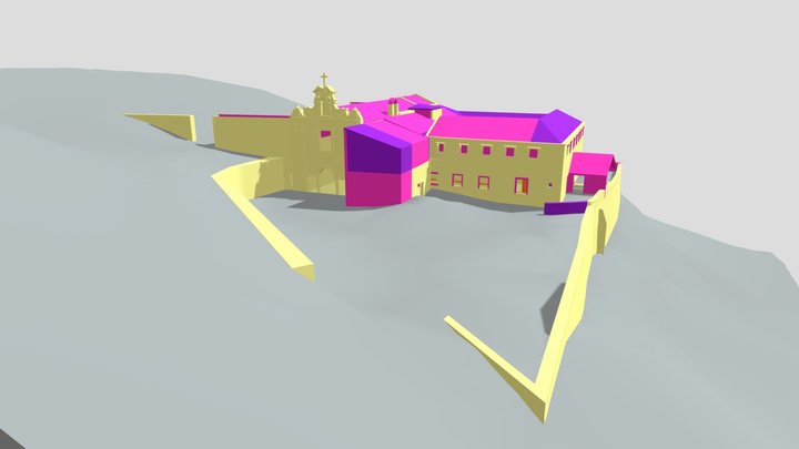 Convento de Alferrara Níveis de Certeza 3D Model