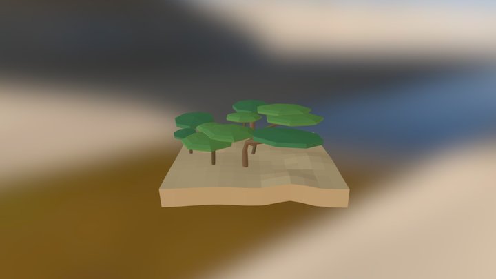 Tree land 3D Model