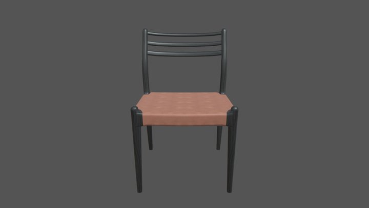 Dominic Dining Chair 3D Model