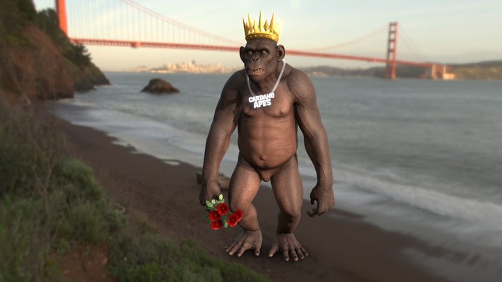 ape strong 3D Model