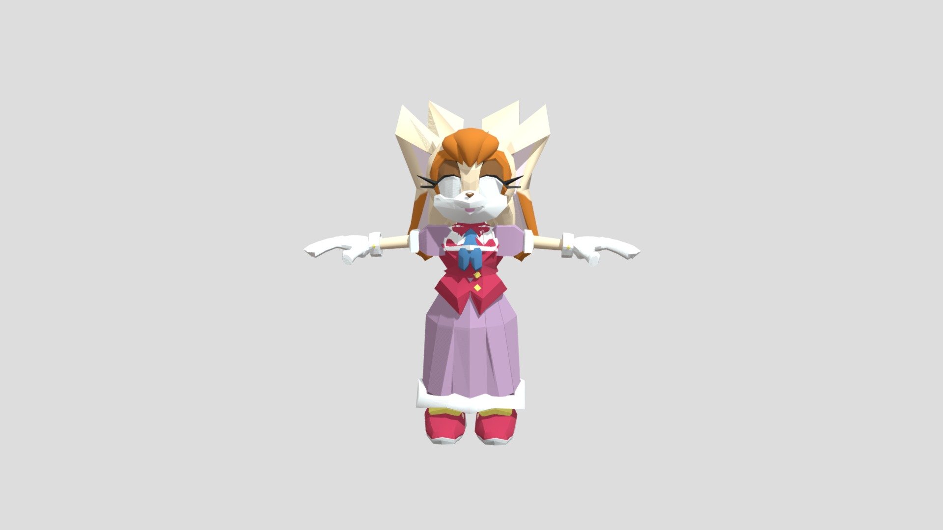 Vanilla The Rabbit - Download Free 3D model by theamazingdonovan207  (@theamazingdonovan207) [1f461a3]