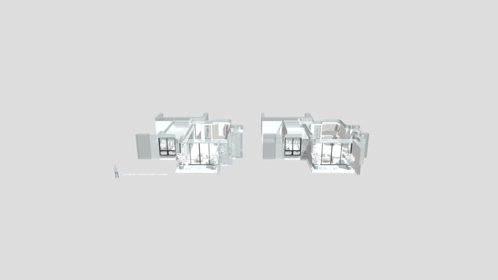 Raheja 3401 Crockery Unit _massing 3D Model