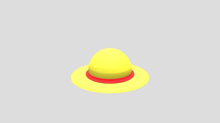 Straw Hat (One Piece) 3D Model