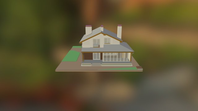 ~2016 05 09 Коттедж Александровка3D 3D Model