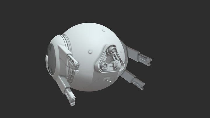 SM_DroidWIP_01 3D Model