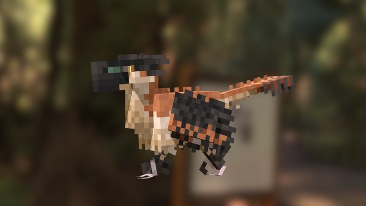 Deinonychus antirrhopus 3D Model
