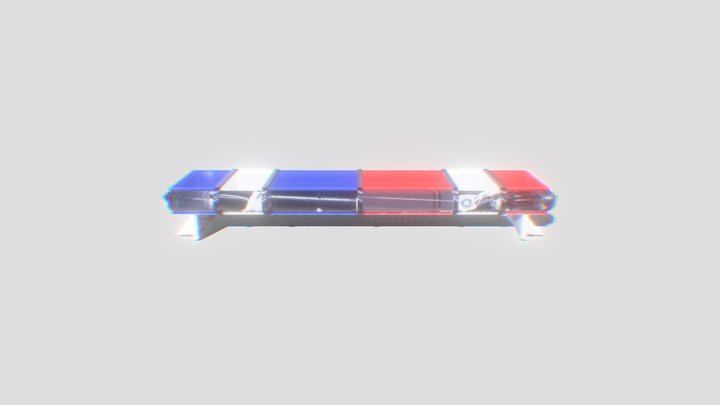 Police Siren 3D Model