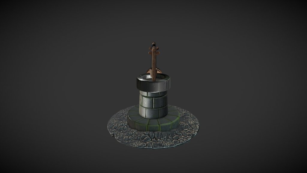 Fantasy Medieval Well - 3D model by Uchiha144 [1f48826] - Sketchfab