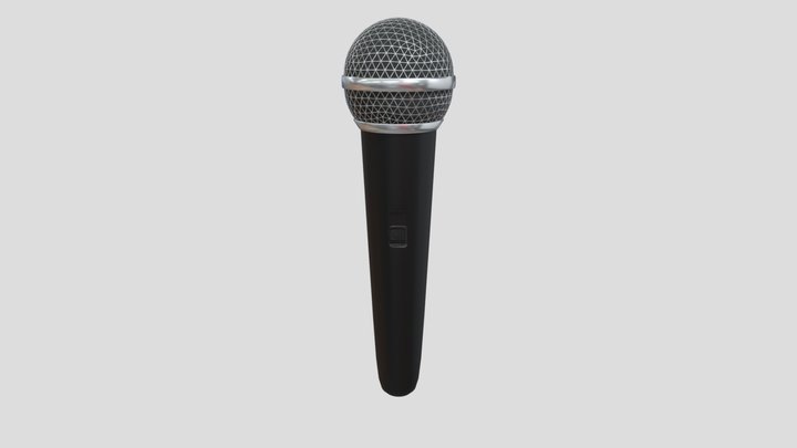 Wireless Microphone 3D Model