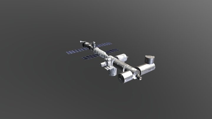 The space station 3D Model