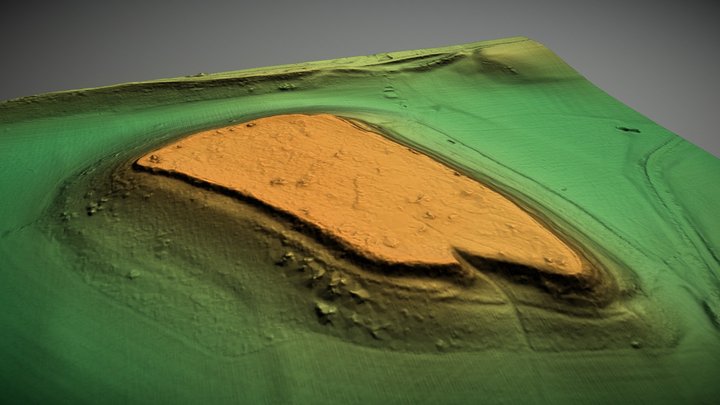 Gadbury Bank, Worcestershire (UK) – Free 3D Model STL