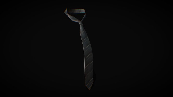 Classic Detective Tie 3D Model
