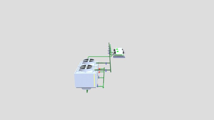 Cooling Tower Circuit 3D Model