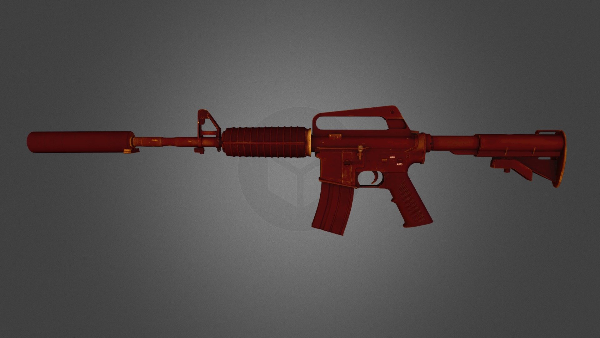 M4A1-S | Flame Willow
