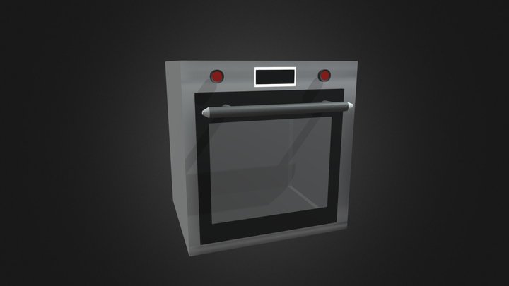 Built-in Oven 3D Model - Kitchen Appliance