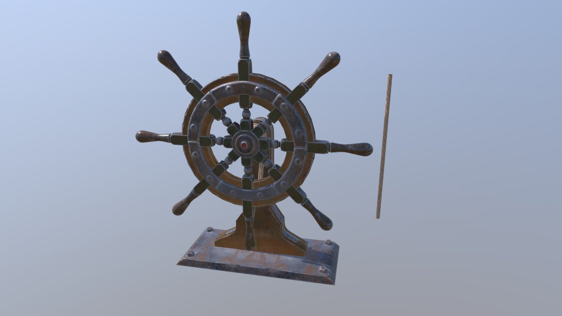 Rudder船舵2023/9/25 - 3D model by Lin-yan [1f4cfca] - Sketchfab