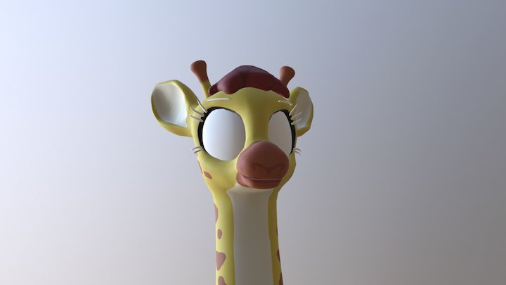 girrafe fuzzy 3D Model