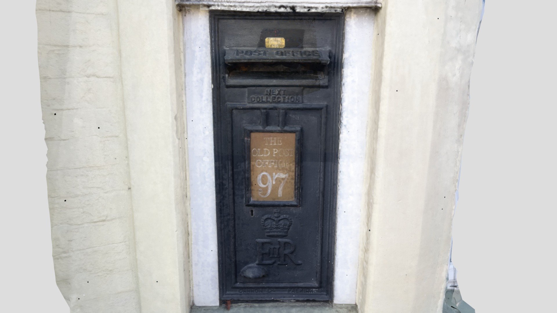 Black Royal Mail Post Box FREE 3DScanProjectB1