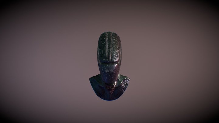 Pintura-alien 3D Model