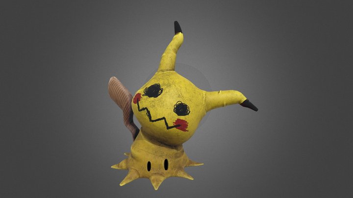 Mimikyu Pokemon 3D Model