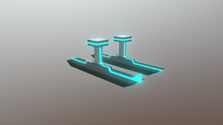 Robocraft-Skis 3D Model