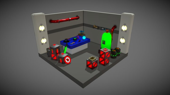 Research Factory 3D Model