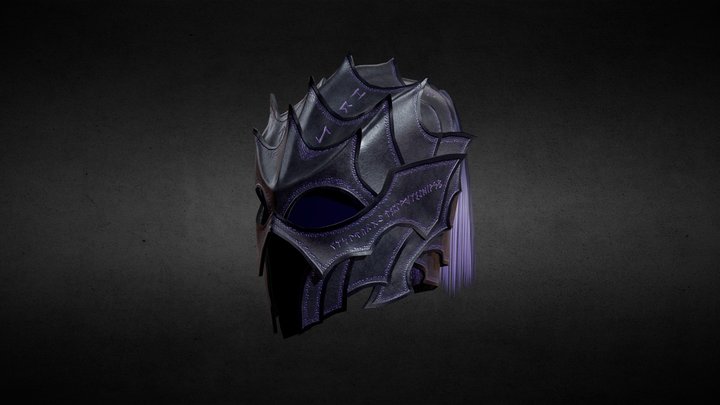 Fantasy Helmet 3D Model