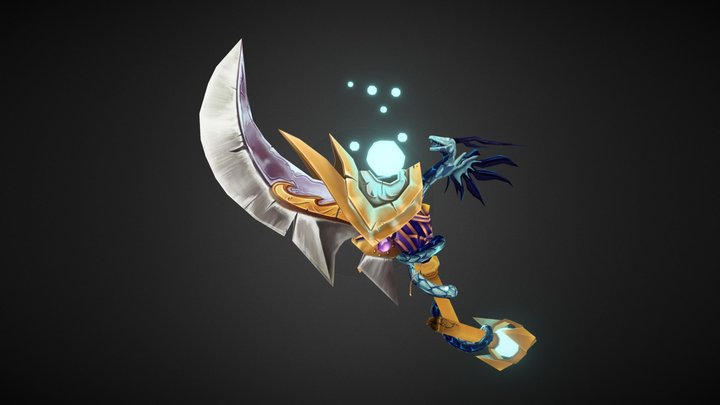 Al'Akir's Axe - World of Warcraft Weapon 3D Model